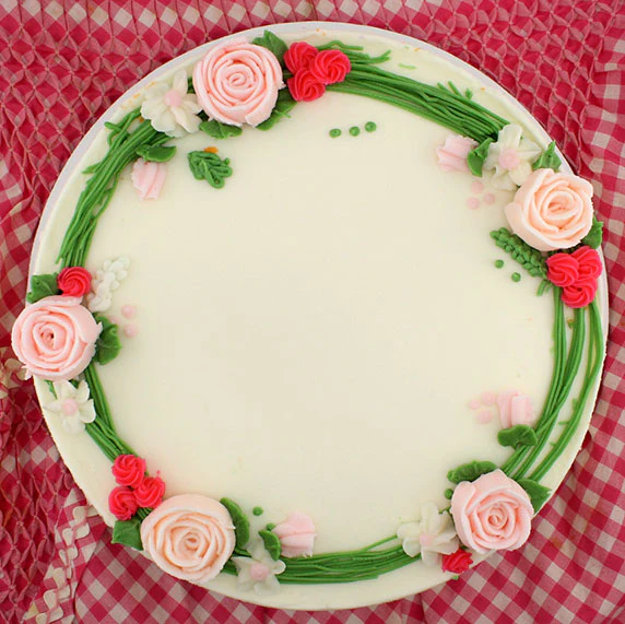Floral Wreath Cake