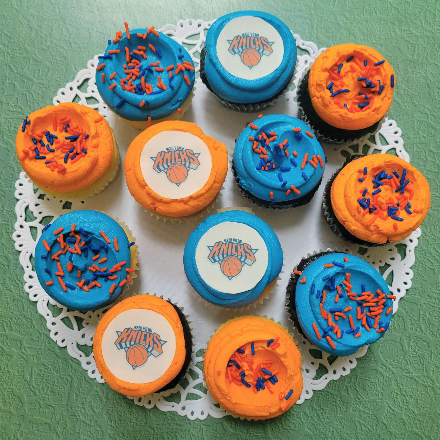 Knicks Cupcakes