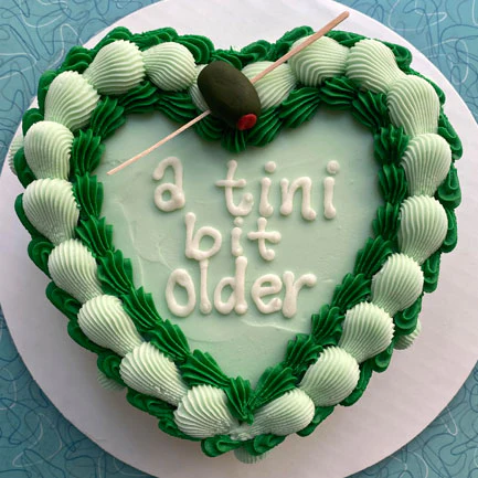 Olive 'Tini Bit Older' Cake