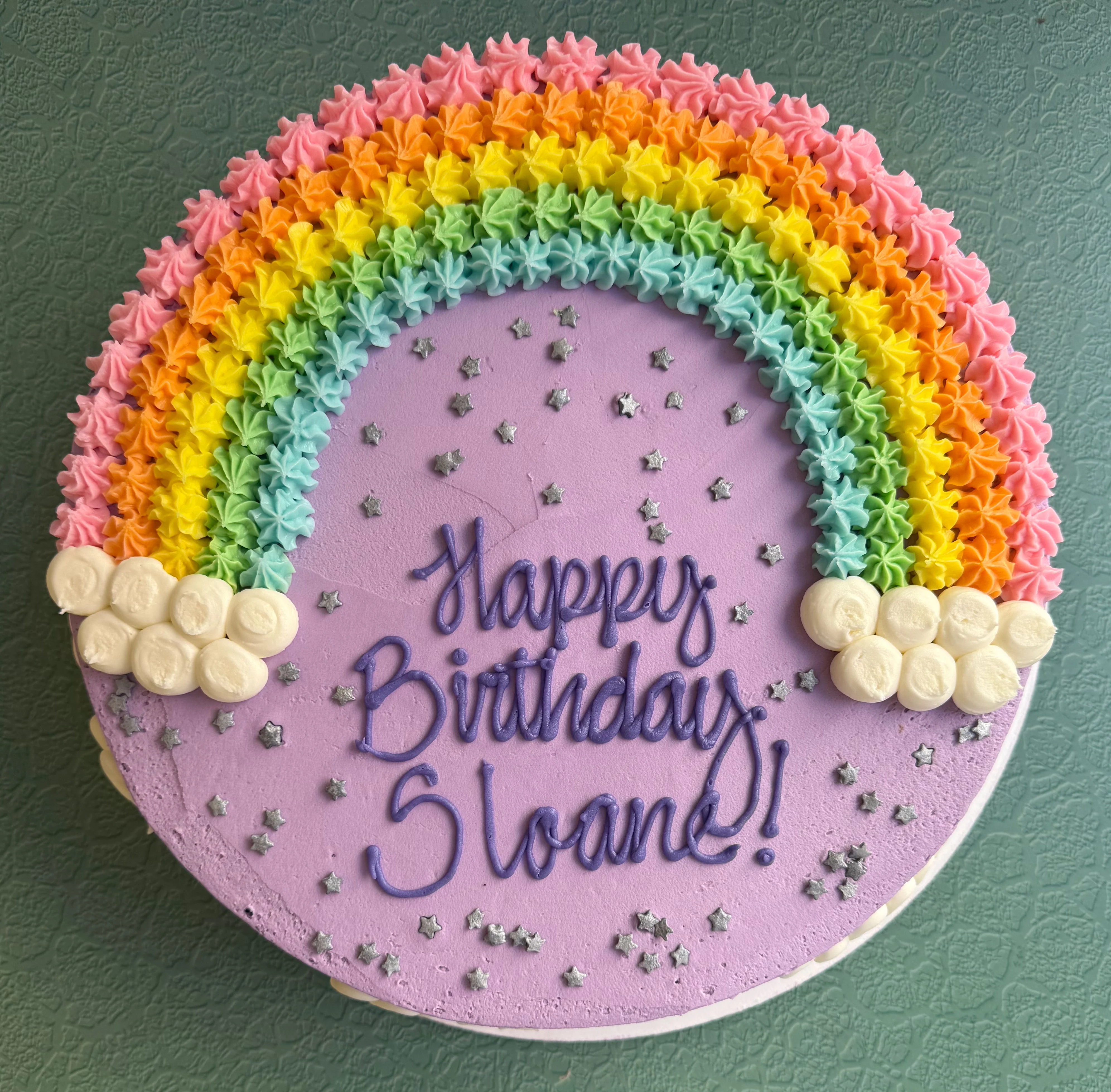 Rainbow Delight Cake