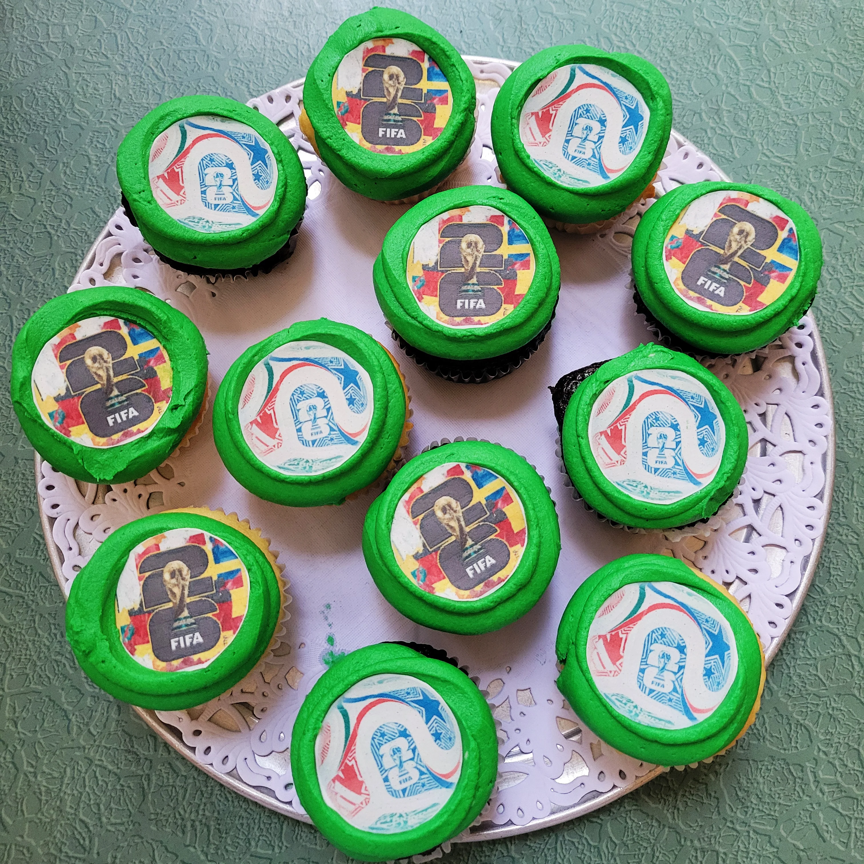 World Cup Cupcakes